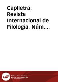 Caplletra: Revista Internacional de Filologia. Núm. 59, tardor 2015 | Biblioteca Virtual Miguel de Cervantes