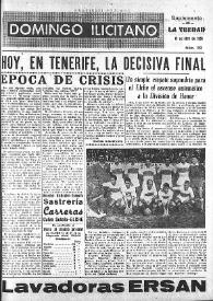 Domingo Ilicitano: suplemento de "La Verdad". Núm. 30, 19 de abril de 1959 | Biblioteca Virtual Miguel de Cervantes