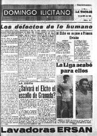 Domingo Ilicitano: suplemento de "La Verdad". Núm. 31, 26 de abril de 1959 | Biblioteca Virtual Miguel de Cervantes