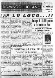 Domingo Ilicitano: suplemento de "La Verdad". Núm. 34, 17 de mayo de 1959 | Biblioteca Virtual Miguel de Cervantes