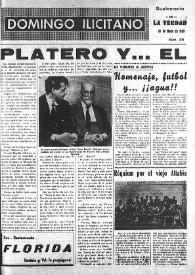 Domingo Ilicitano: suplemento de "La Verdad". Núm. 35, 31 de mayo de 1959 | Biblioteca Virtual Miguel de Cervantes