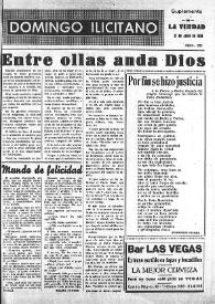 Domingo Ilicitano: suplemento de "La Verdad". Núm. 38, 21 de junio de 1959 | Biblioteca Virtual Miguel de Cervantes