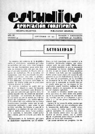 Estudios : revista ecléctica (Valencia). Núm. 97, septiembre de 1931 | Biblioteca Virtual Miguel de Cervantes