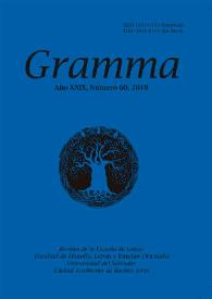 Gramma. Año XXIX, número 60, 2018 | Biblioteca Virtual Miguel de Cervantes