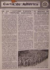 Carta de América. Núm. 91, septiembre de 1944 | Biblioteca Virtual Miguel de Cervantes