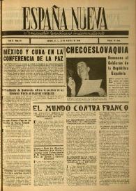 España nueva : Semanario Republicano Independiente. Año II, núm. 40, 24 de agosto de 1946 | Biblioteca Virtual Miguel de Cervantes