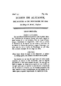 Diario de Alicante. Núm. 43, 12 de noviembre de 1816 | Biblioteca Virtual Miguel de Cervantes