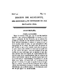 Diario de Alicante. Núm. 44, 13 de noviembre de 1816 | Biblioteca Virtual Miguel de Cervantes