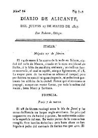 Diario de Alicante. Núm. 86, 27 de marzo de 1817 | Biblioteca Virtual Miguel de Cervantes