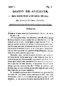 Diario de Alicante. Núm. 2, 2 de abril de 1817 | Biblioteca Virtual Miguel de Cervantes