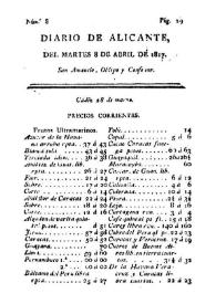 Diario de Alicante. Núm. 8, 8 de abril de 1817 | Biblioteca Virtual Miguel de Cervantes