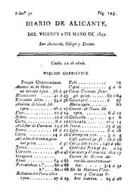 Diario de Alicante. Núm. 32, 2 de mayo de 1817 | Biblioteca Virtual Miguel de Cervantes