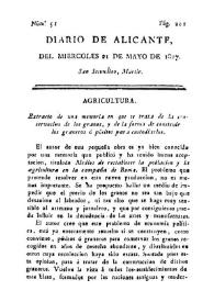 Diario de Alicante. Núm. 51, 21 de mayo de 1817 | Biblioteca Virtual Miguel de Cervantes