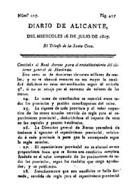 Diario de Alicante. Núm. 107, 16 de julio de 1817 | Biblioteca Virtual Miguel de Cervantes