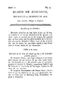 Diario de Alicante. Núm. 13, 13 de enero de 1818 | Biblioteca Virtual Miguel de Cervantes