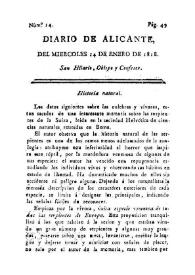 Diario de Alicante. Núm. 14, 14 de enero de 1818 | Biblioteca Virtual Miguel de Cervantes