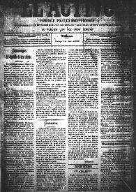 El Activo : Periódico Político Independiente y Defensor de los Intereses Morales, Materiales y Agrícolas de este Distrito Electoral. Núm. 7, 9 de julio de 1899 | Biblioteca Virtual Miguel de Cervantes