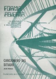 Forma Abierta : Cuadernos de Creación e Investigación Artística. Núm. 7, diciembre de 1977 | Biblioteca Virtual Miguel de Cervantes