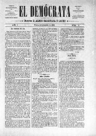 El Demócrata (Villena, Alicante). Núm. 9, 12 de octubre de 1890 | Biblioteca Virtual Miguel de Cervantes