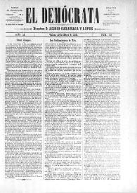 El Demócrata (Villena, Alicante). Núm. 23, 18 de enero de 1891 | Biblioteca Virtual Miguel de Cervantes