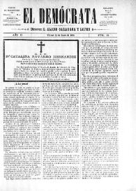 El Demócrata (Villena, Alicante). Núm. 24, 25 de enero de 1891 | Biblioteca Virtual Miguel de Cervantes