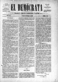 El Demócrata (Villena, Alicante). Núm. 30, 8 de marzo de 1891 | Biblioteca Virtual Miguel de Cervantes