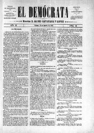 El Demócrata (Villena, Alicante). Núm. 31, 15 de marzo de 1891 | Biblioteca Virtual Miguel de Cervantes