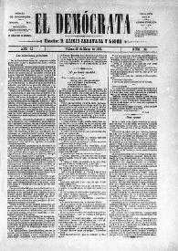 El Demócrata (Villena, Alicante). Núm. 32, 22 de marzo de 1891 | Biblioteca Virtual Miguel de Cervantes