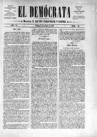 El Demócrata (Villena, Alicante). Núm. 34, 5 de abril de 1891 | Biblioteca Virtual Miguel de Cervantes