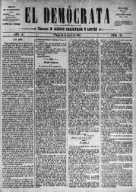 El Demócrata (Villena, Alicante). Núm. 35, 12 de abril de 1891 | Biblioteca Virtual Miguel de Cervantes