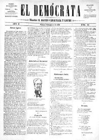 El Demócrata (Villena, Alicante). Núm. 52, 9 de agosto de 1891 | Biblioteca Virtual Miguel de Cervantes