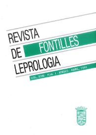 Fontilles. Revista de Leprología. Vol. XVIII, 1991-1992 | Biblioteca Virtual Miguel de Cervantes