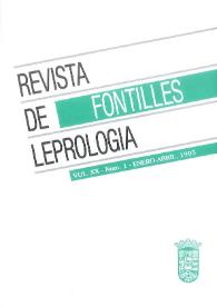 Fontilles. Revista de Leprología. Vol. XX, 1995-1996 | Biblioteca Virtual Miguel de Cervantes