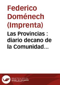 Otro título: Las Provincias : diario decano de la Región Valenciana. Año XXII. Núms. 7494/7524 - marzo 1887 mes completo | Biblioteca Virtual Miguel de Cervantes