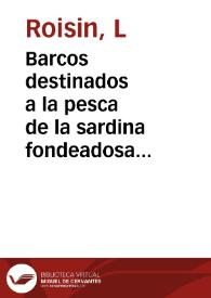 Barcos destinados a la pesca de la sardina fondeadosa junto a la playa [Material gráfico]: Peñíscola | Biblioteca Virtual Miguel de Cervantes