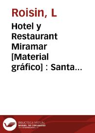 Hotel y Restaurant Miramar [Material gráfico] : Santa Pola | Biblioteca Virtual Miguel de Cervantes