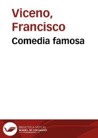 Comedia famosa | Biblioteca Virtual Miguel de Cervantes