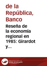 Reseña de la economía regional en 1985: Girardot y Huila | Biblioteca Virtual Miguel de Cervantes