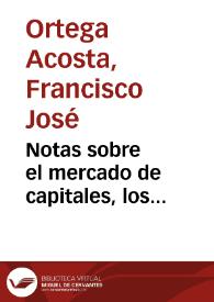 Notas sobre el mercado de capitales, los inversionistas institucionales y la política económica | Biblioteca Virtual Miguel de Cervantes