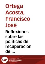 Reflexiones sobre las políticas de recuperación del sistema financiero | Biblioteca Virtual Miguel de Cervantes