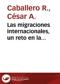 Las migraciones internacionales, un reto en la medición estadística | Biblioteca Virtual Miguel de Cervantes