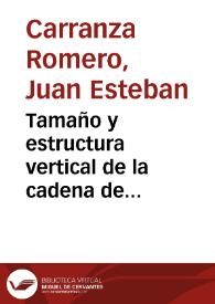 Tamaño y estructura vertical de la cadena de producción industrial colombiana desde 1990 | Biblioteca Virtual Miguel de Cervantes