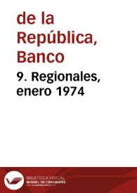 9. Regionales, enero 1974 | Biblioteca Virtual Miguel de Cervantes