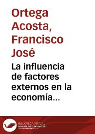 La influencia de factores externos en la economía colombiana | Biblioteca Virtual Miguel de Cervantes