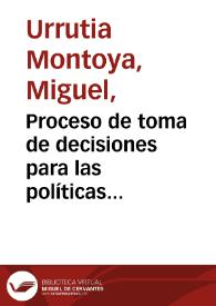 Proceso de toma de decisiones para las políticas monetaria y cambiaria | Biblioteca Virtual Miguel de Cervantes