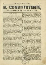 El Constituyente : Periódico Oficial del Gobierno de Oaxaca. Tomo I, núm. 12, jueves 5 de junio de 1856 | Biblioteca Virtual Miguel de Cervantes