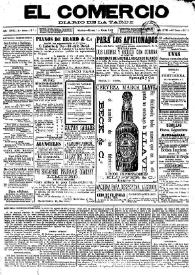 El Comercio : diario de la tarde. Núm. 1, 1 de enero de 1887 | Biblioteca Virtual Miguel de Cervantes