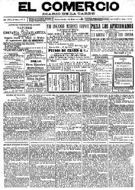 El Comercio : diario de la tarde. Núm. 2, 3 de enero de 1887 | Biblioteca Virtual Miguel de Cervantes