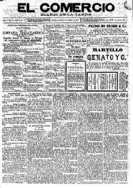 El Comercio : diario de la tarde. Núm. 7, 10 de enero de 1887 | Biblioteca Virtual Miguel de Cervantes