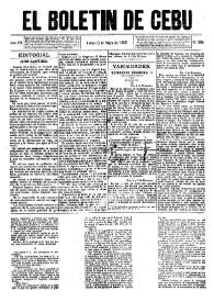 El Boletín de Cebú (1887). Núm. 695, 5 de mayo de 1892 | Biblioteca Virtual Miguel de Cervantes